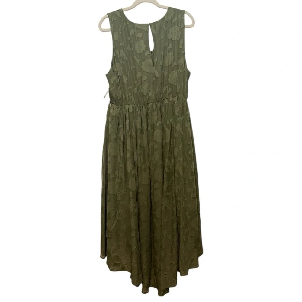 Torrid Olive High Low Dress FESTI sz 2 - Picture 3 of 9